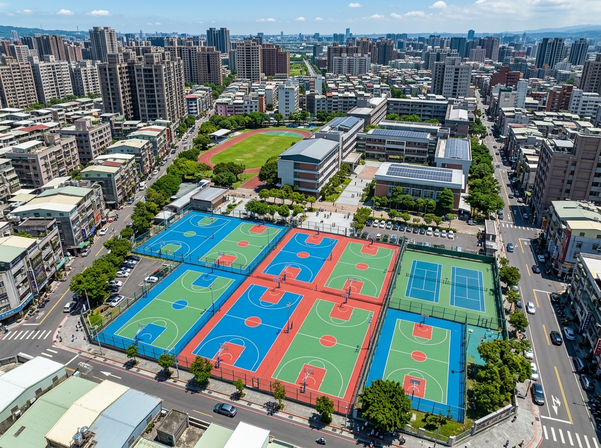 鹤岗市EPDM塑胶跑道硅PU篮球场 - 排名