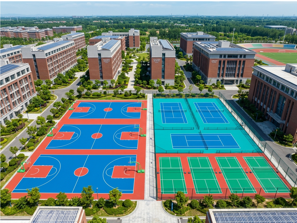 鹤岗市硅PU球场EPDM塑胶跑道 - 推荐